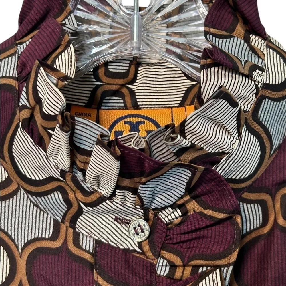 Tory Burch 100% silk shirt
